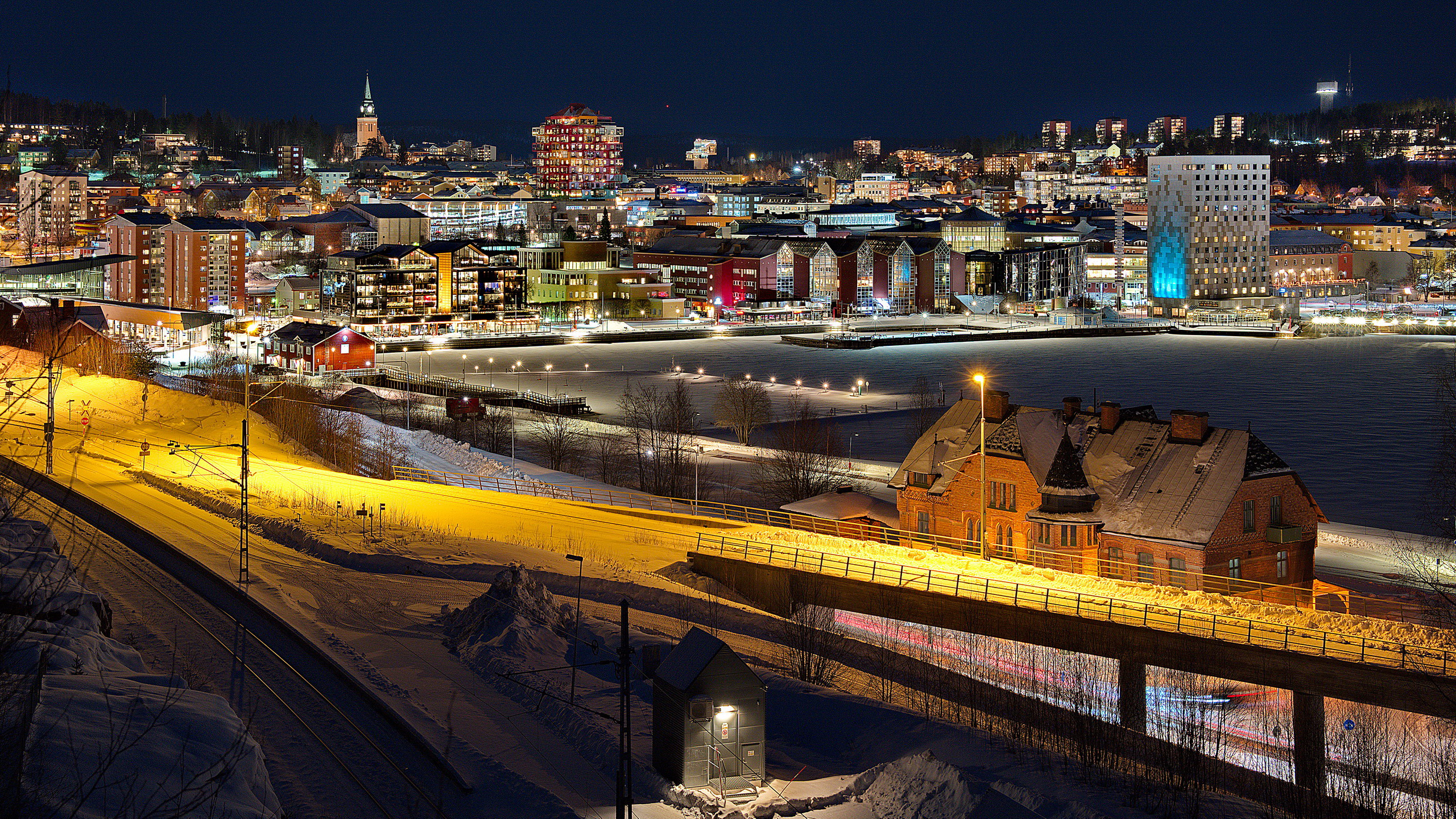 Kvällsbild från Örnsköldsvik.